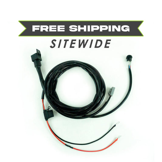 Heretic Studio Wire Harness - Single Light - 40 inches and larger