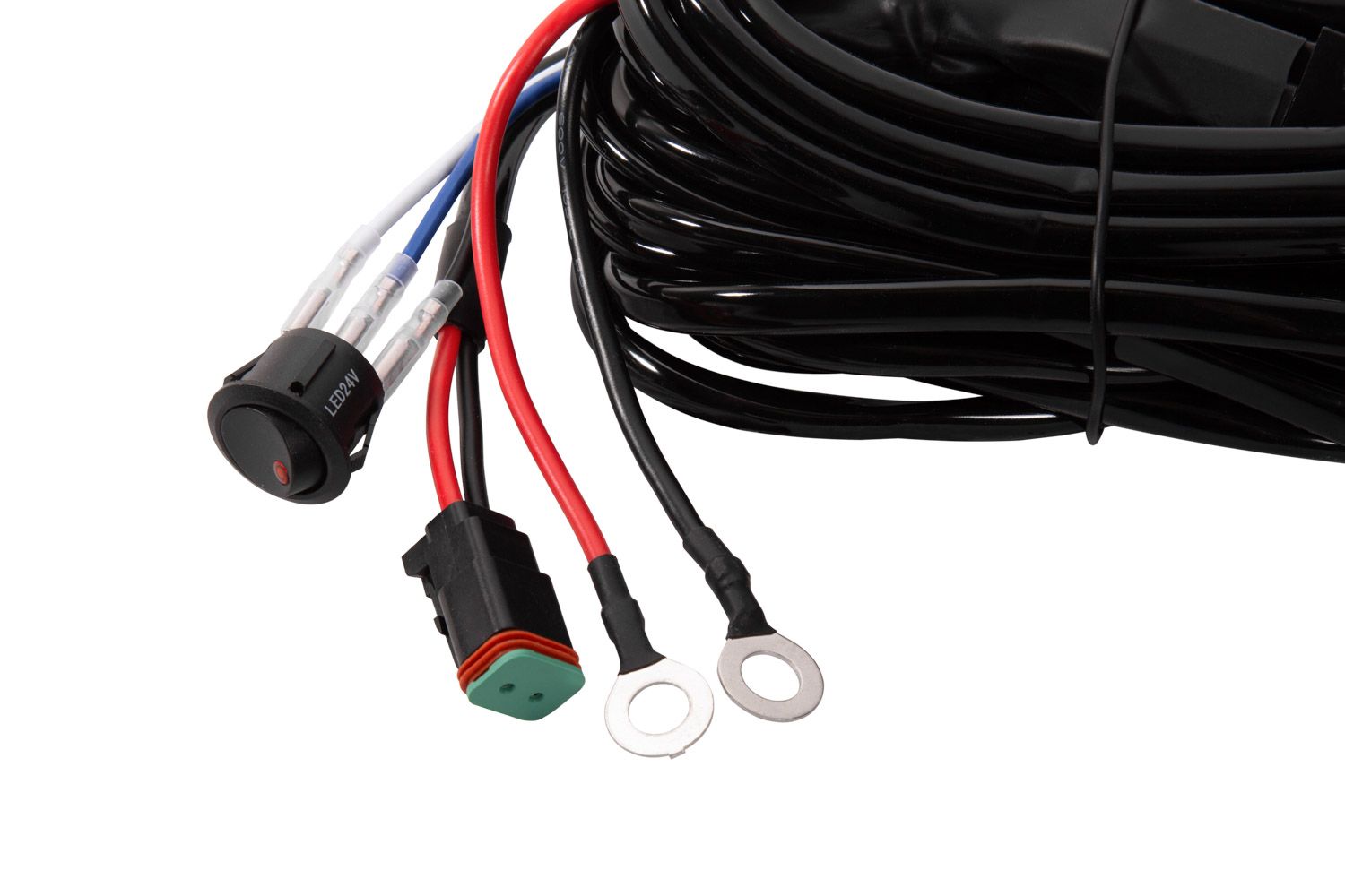 Diode Dynamics | Heavy Duty Single Output 2-Pin Offroad Wiring Harness-Lighting-Diode Dynamics-upTOP Overland