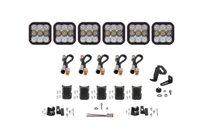 Diode Dynamics | SS5 CrossLink 6-Pod LED Lightbar ( one )-Lighting-Diode Dynamics-White Combo-upTOP Overland