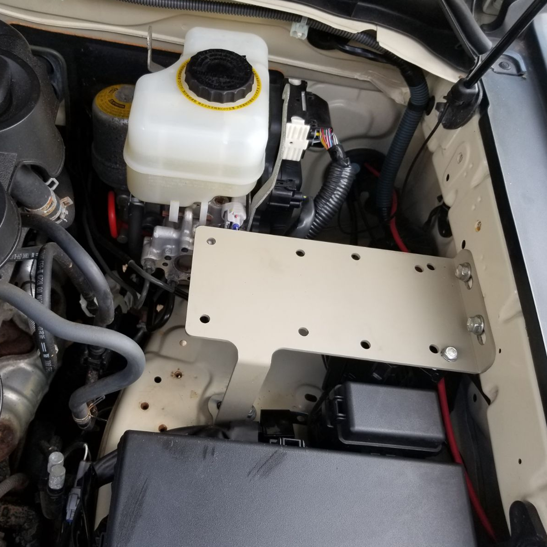 4Runner Engine Bay Accessory Tray - Driver Side / 5th Gen / 2010-2019 | Raw - Unfinished