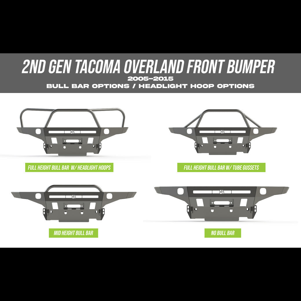 Tacoma Overland Series Front Bumper / 2nd Gen / 2005-2015