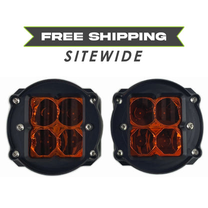 Heretic Studio Toyota 4Runner (2010+) - LED Fog Light Kit - Amber Lens