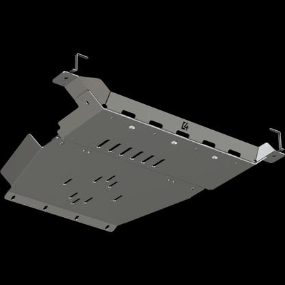 4Runner Rear Skid Plates / 5th Gen / 2010+ | Raw - Unfinished
