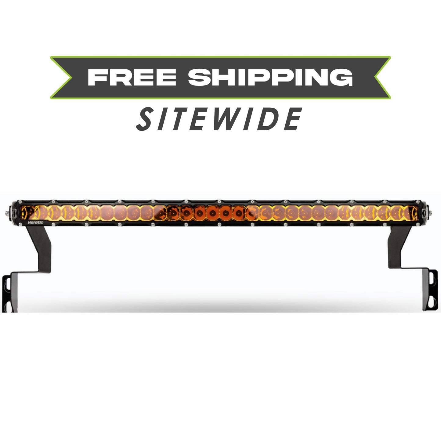 Heretic Studio Toyota 4Runner - Behind The Grille - 30 Inch Light Bar - Amber Lens