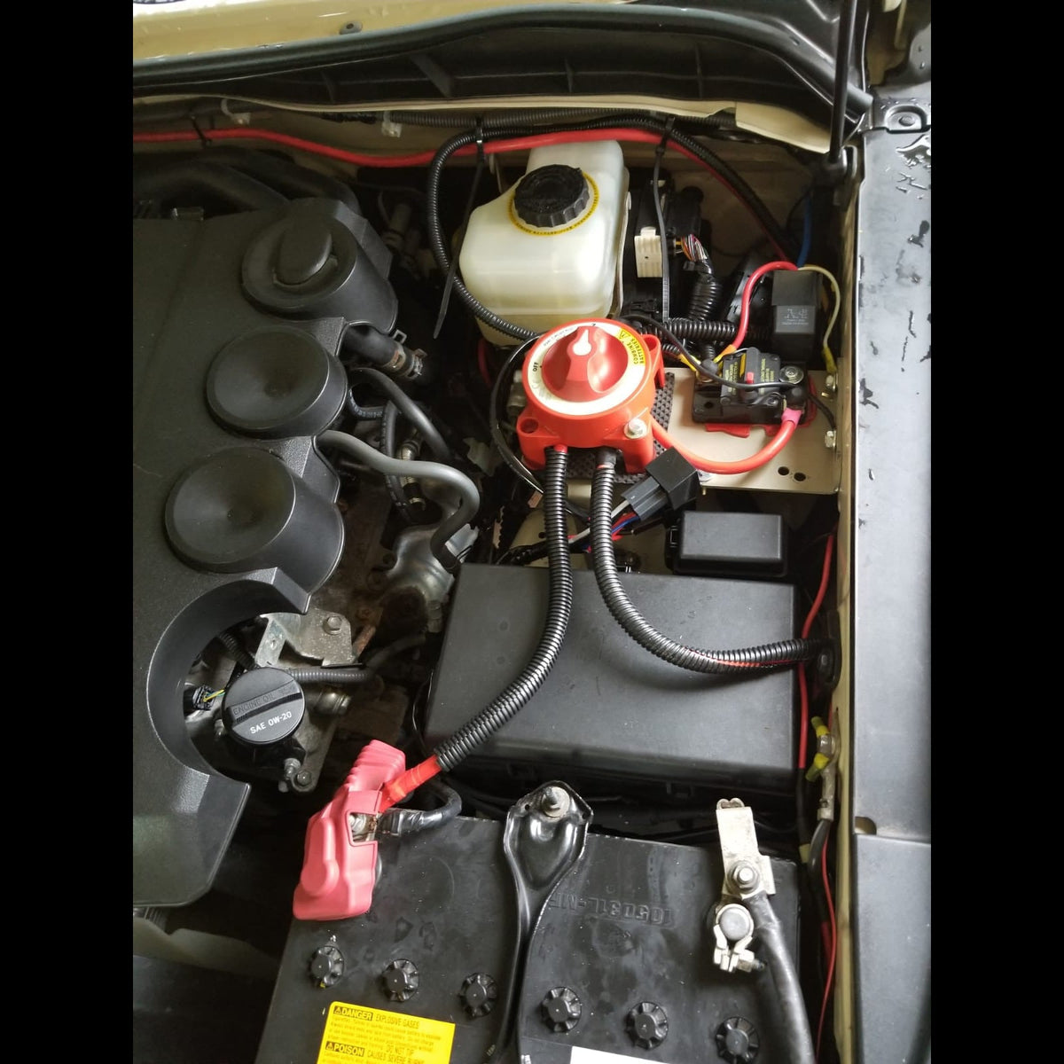 4Runner Engine Bay Accessory Tray - Driver Side / 5th Gen / 2010-2019 | Raw - Unfinished