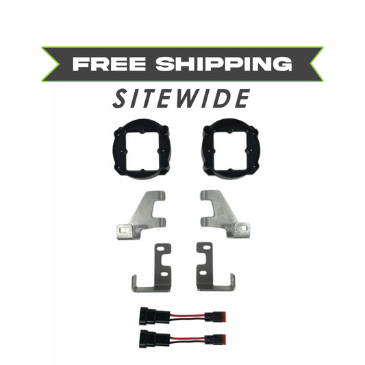 Heretic Studio Toyota Tacoma (12-21), Tundra (14-current), 4Runner (10-current) RAV4 (19+) - Fog Light Kit Brackets only