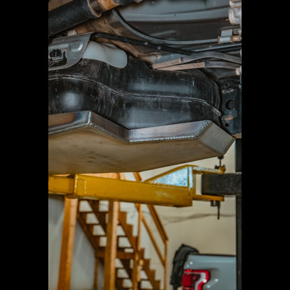 C4 Fabrication fuel tank skid plate on a 2010+ 5th Gen 4Runner