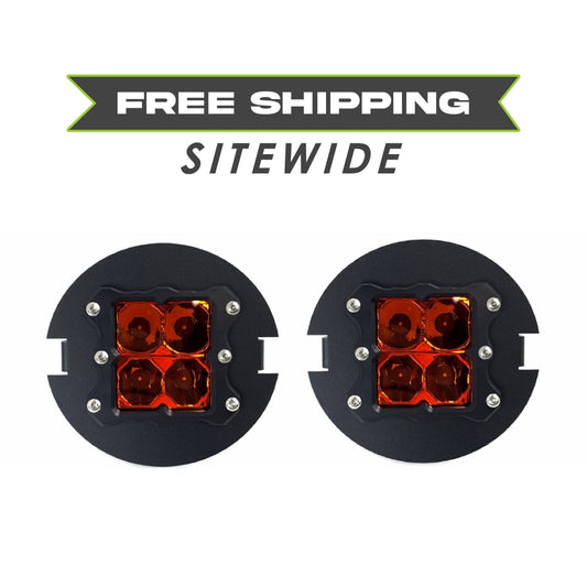 Heretic Studio Toyota Tacoma (2005-2011) - LED Fog Light Kit - Amber Lens