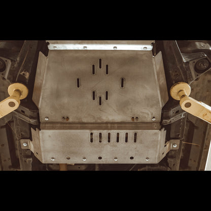 4Runner Rear Skid Plates / 5th Gen / 2010+ | Raw - Unfinished