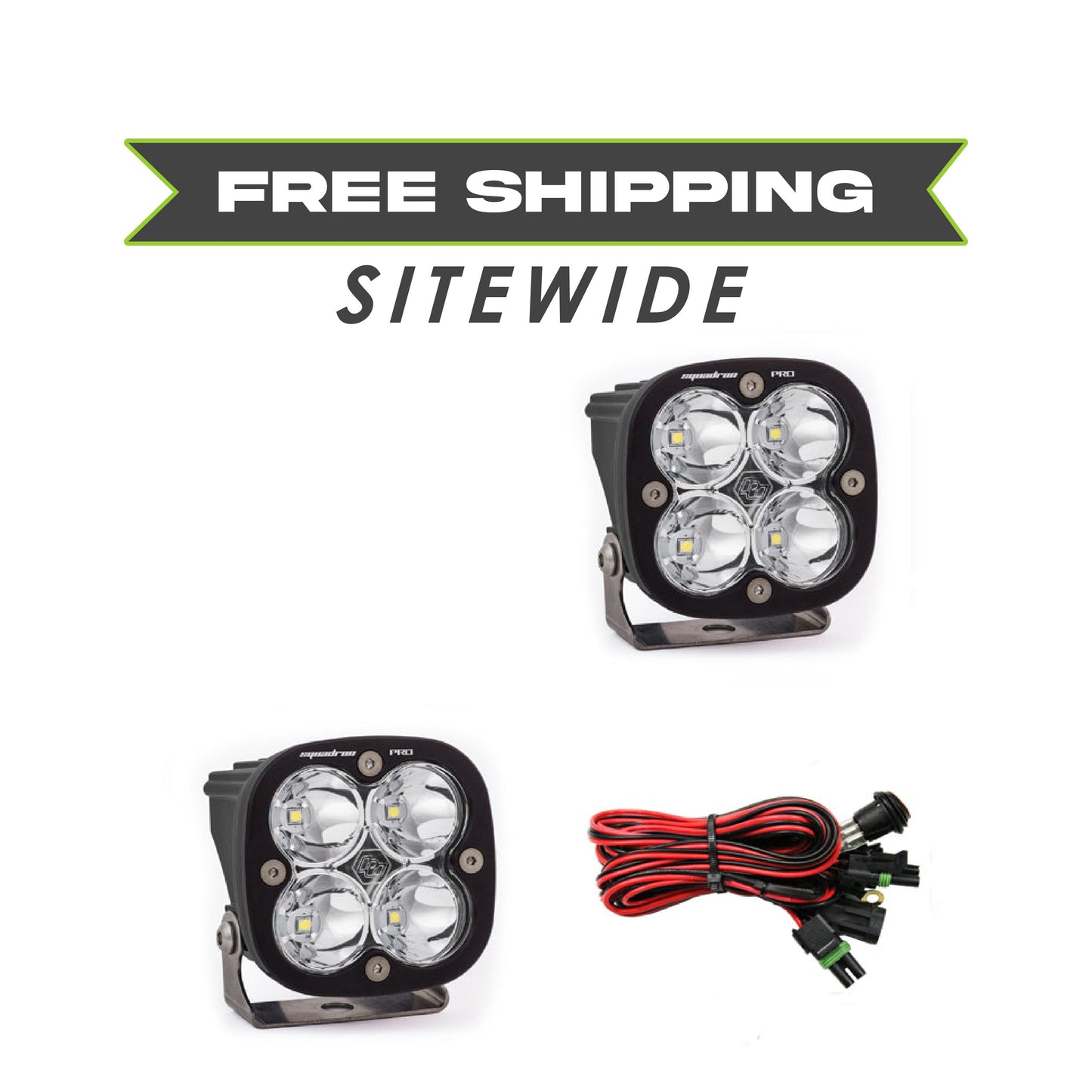 Baja Designs Squadron Pro LED Cubes - Pair