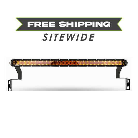 Heretic Studio Toyota Tacoma - Behind The Grille - 30 Inch Light Bar - Amber Lens