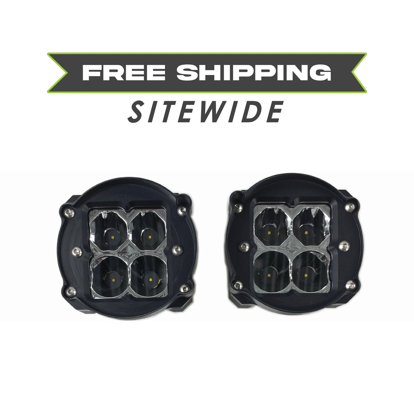 Heretic Studio Toyota Tacoma (2012+) - LED Fog Light Kit - Clear Lens