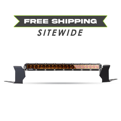 Heretic Studio Toyota Tundra (2022+) - 20" LED Bumper Light Bar - Amber Lens