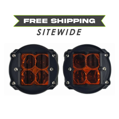 Heretic Studio Toyota Tundra (2014-2021) - LED Fog Light Kit - Amber Lens