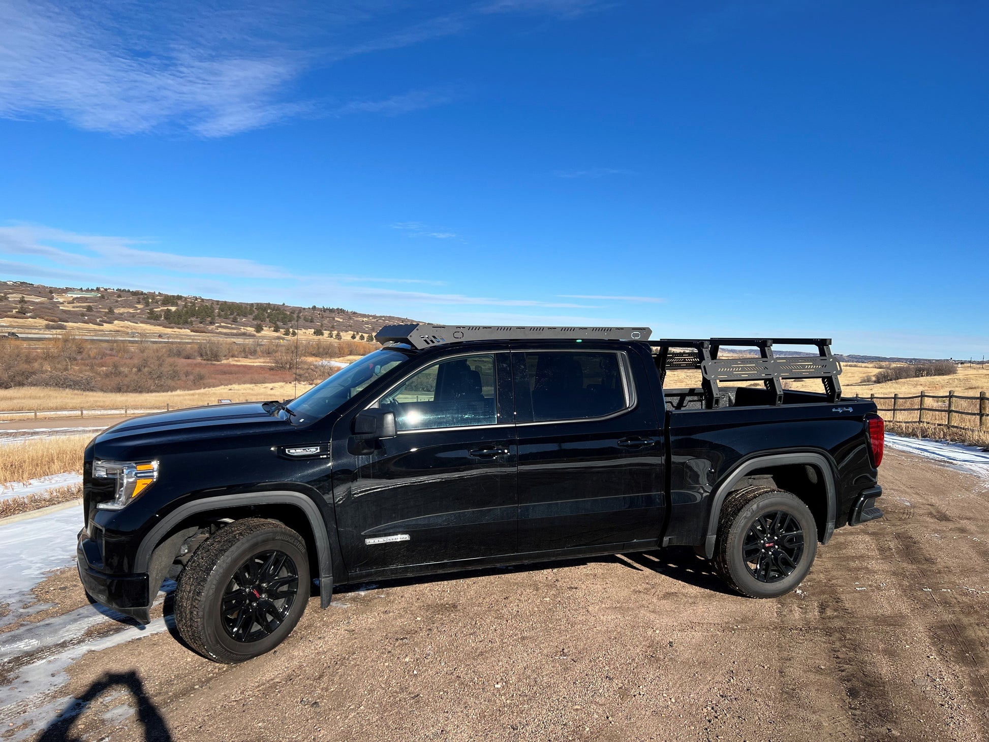 upTOP Overland | Bravo Chevy Silverado & GMC Sierra 1500 2500 3500 Roof Rack (2019+)-Overland Roof Rack-upTOP Overland-upTOP Overland