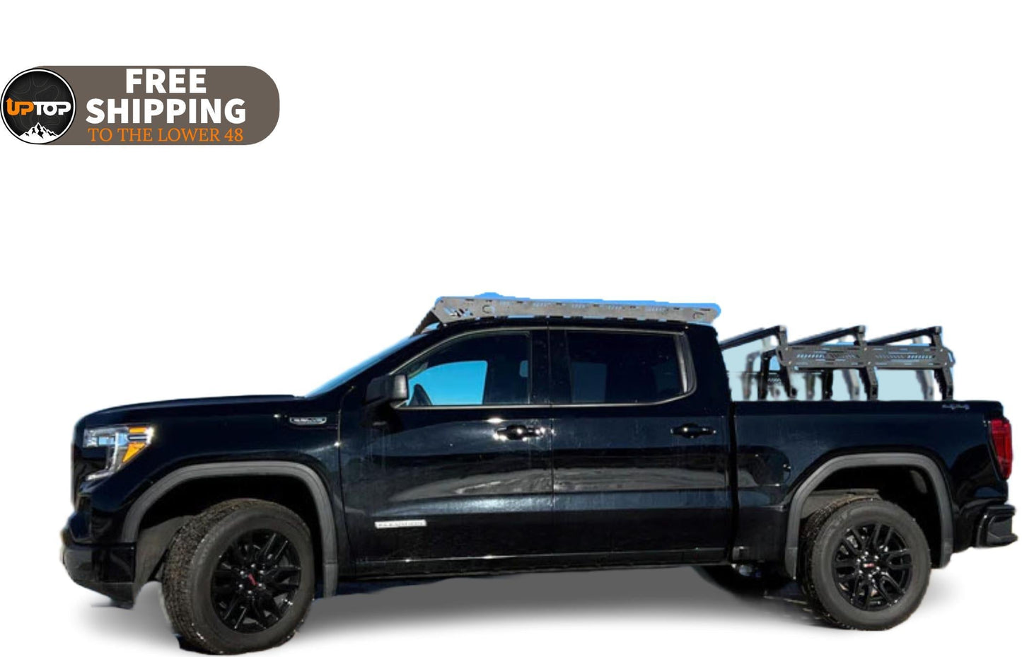 upTOP Overland | Bravo Chevy Silverado & GMC Sierra 1500 2500 3500 Roof Rack (2019+)-Overland Roof Rack-upTOP Overland-upTOP Overland