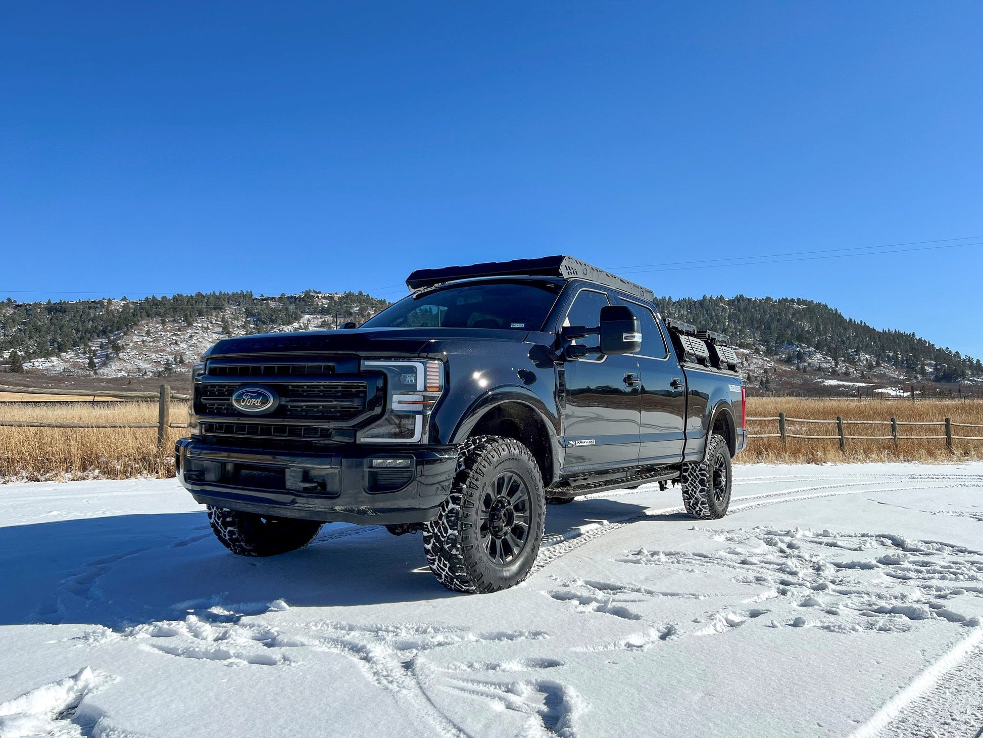 upTOP Overland | Bravo Ford F250-F450 (2017+) Roof Rack-Overland Roof Rack-upTOP Overland-upTOP Overland